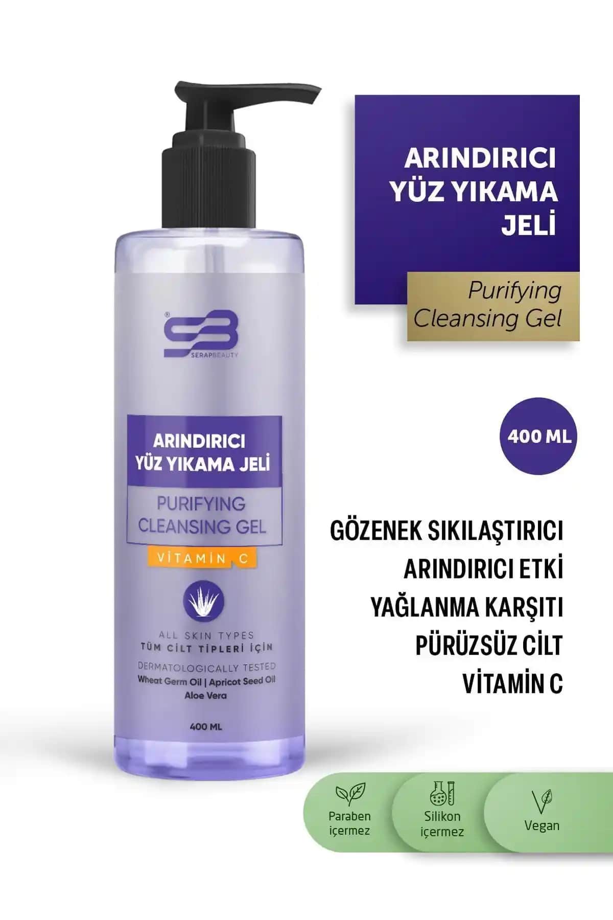 Serap Beauty C Vitaminli Akne ve Siyah Nokta Karşıtı Yüz Temizleme Jeli Ürün Özellikleri ve Faydaları