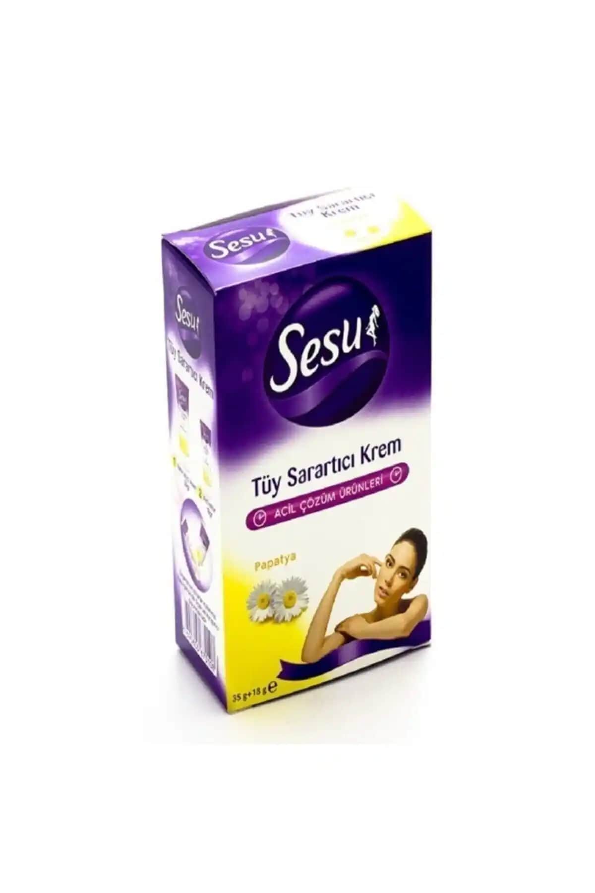 Sesu Tüy Sarartıcı Krem 35 ml: Doğal ve Güçlü Tüy Açıcı Çözüm