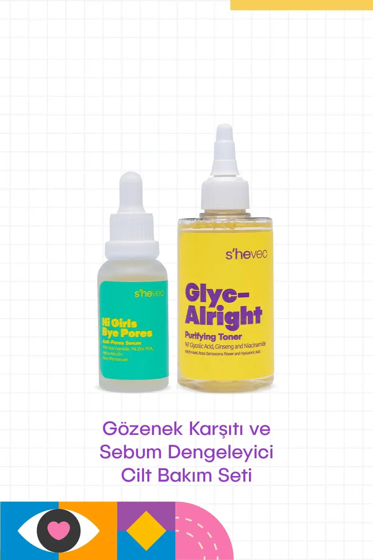 SHE VEC Gözenek Sıkılaştırıcı Set ve SMOOTH ME-ALL NIGHT Karşılaştırması 1