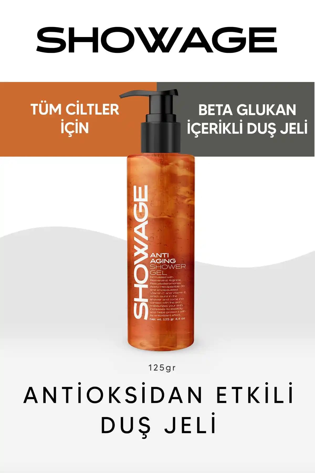 Showage Yaşlanma ve Kırışıklık Giderici Sıkılaştırıcı Duş Jeli: Etkili Cilt Bakımı Ürünü