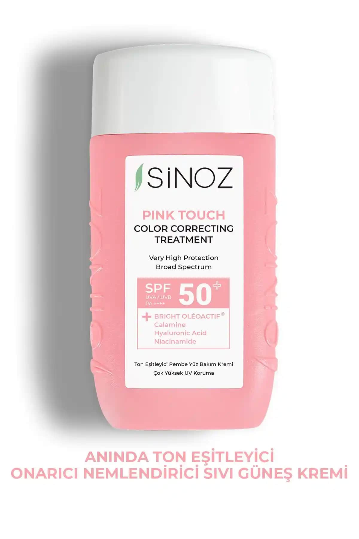 Sinoz Pink Touch ve SPF 50 Leke Karşıtı Güneş Kremlerinin Karşılaştırması