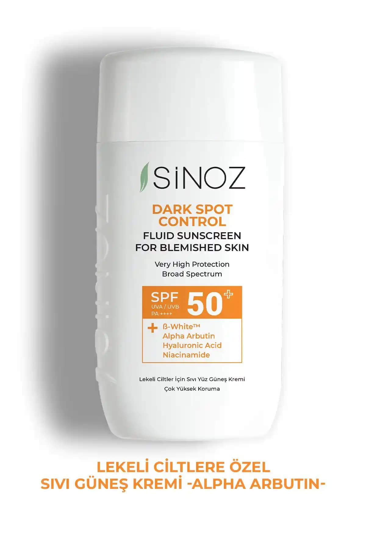 Sinoz SPF50+ Koyu Cilt Lekelerine Karşı Etkili Yüz Güneş Koruyucu Ürün Özellikleri ve Kullanımı