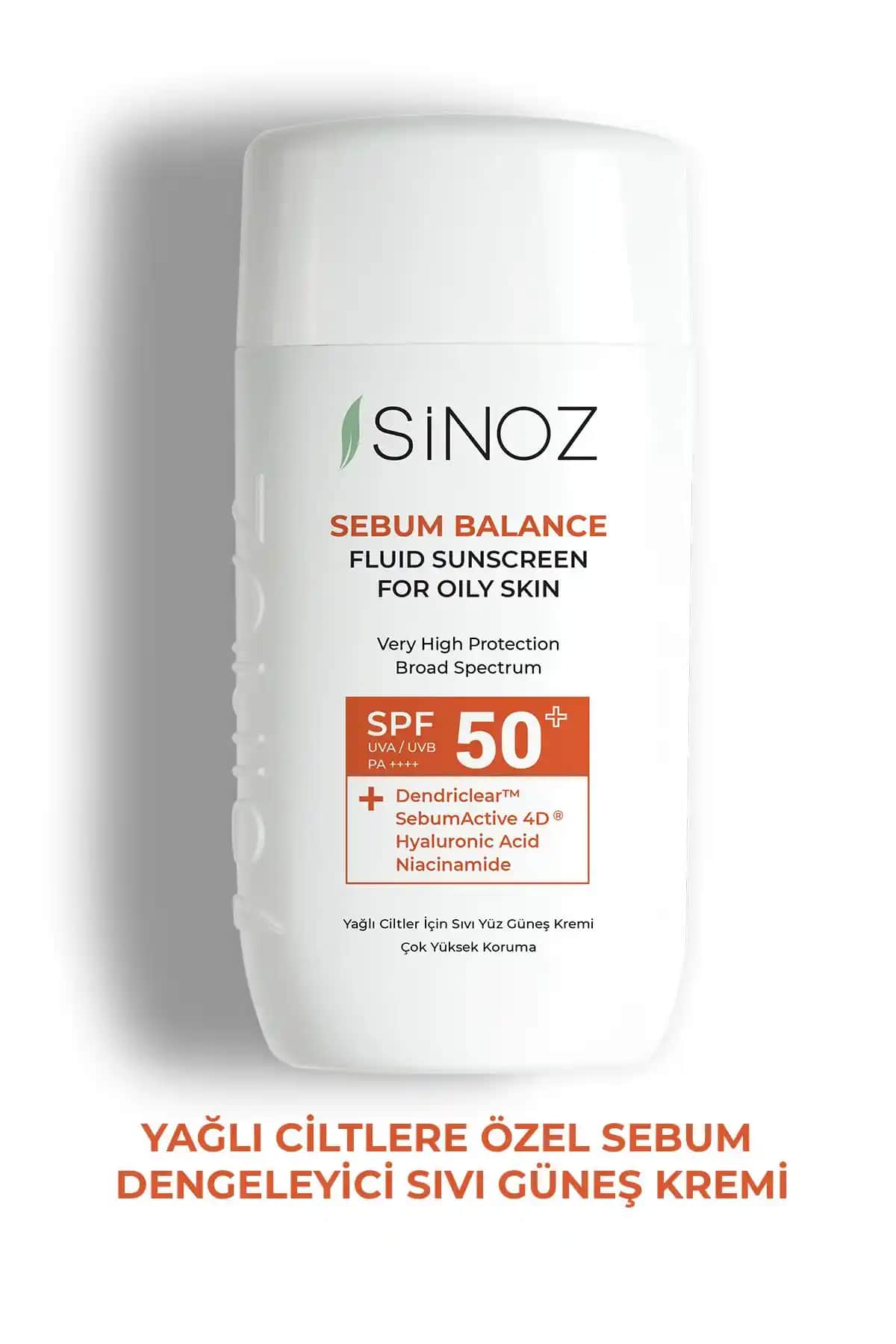 Sinoz SPF50+ Yağlı Ciltler İçin Sıvı Güneş Kremi: Yüksek Koruma ve Cilt Bakımı Özellikleri