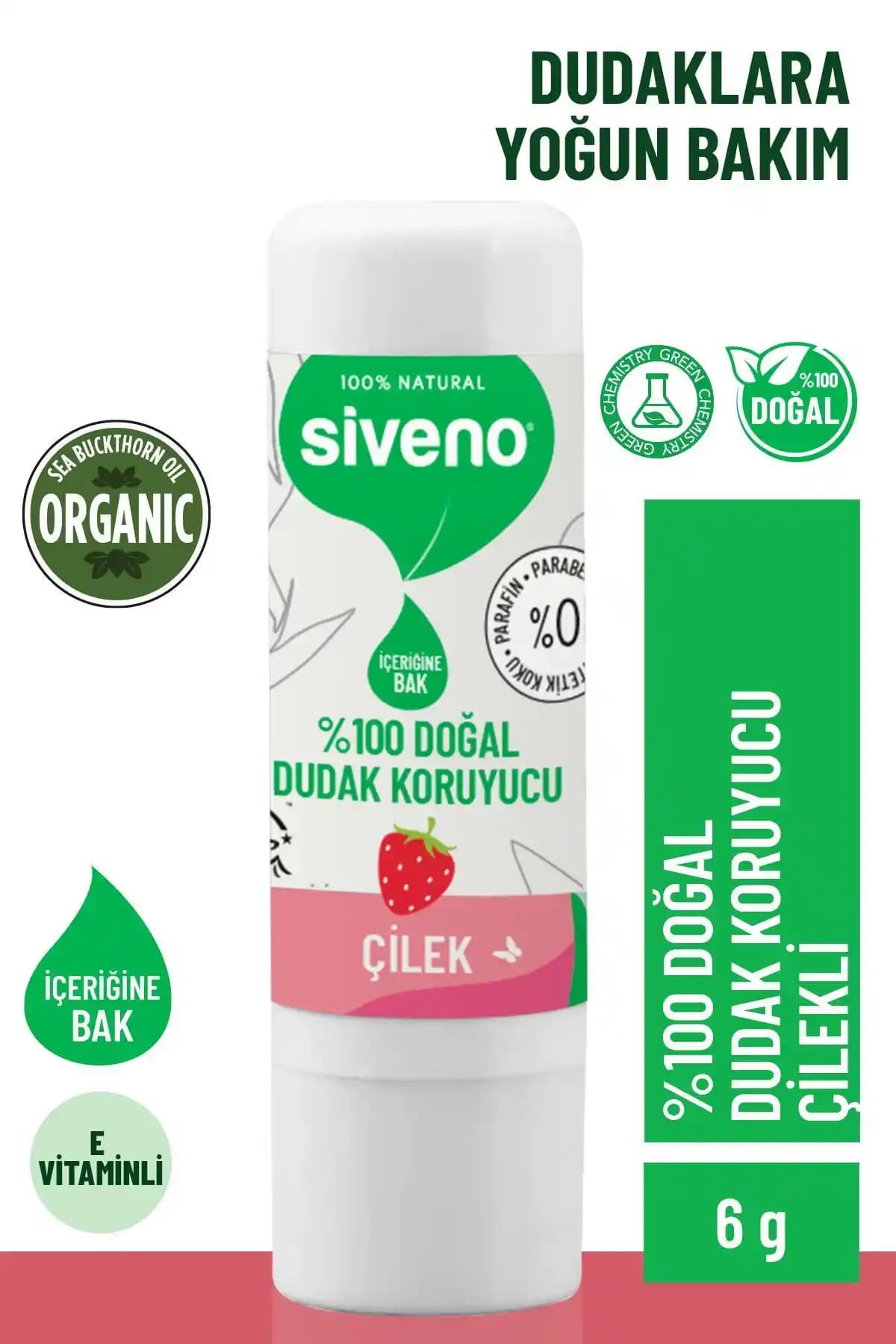 Siveno %100 Doğal Dudak Koruyucu Çilek ve Yoğun Etki Ürünlerinin Karşılaştırması