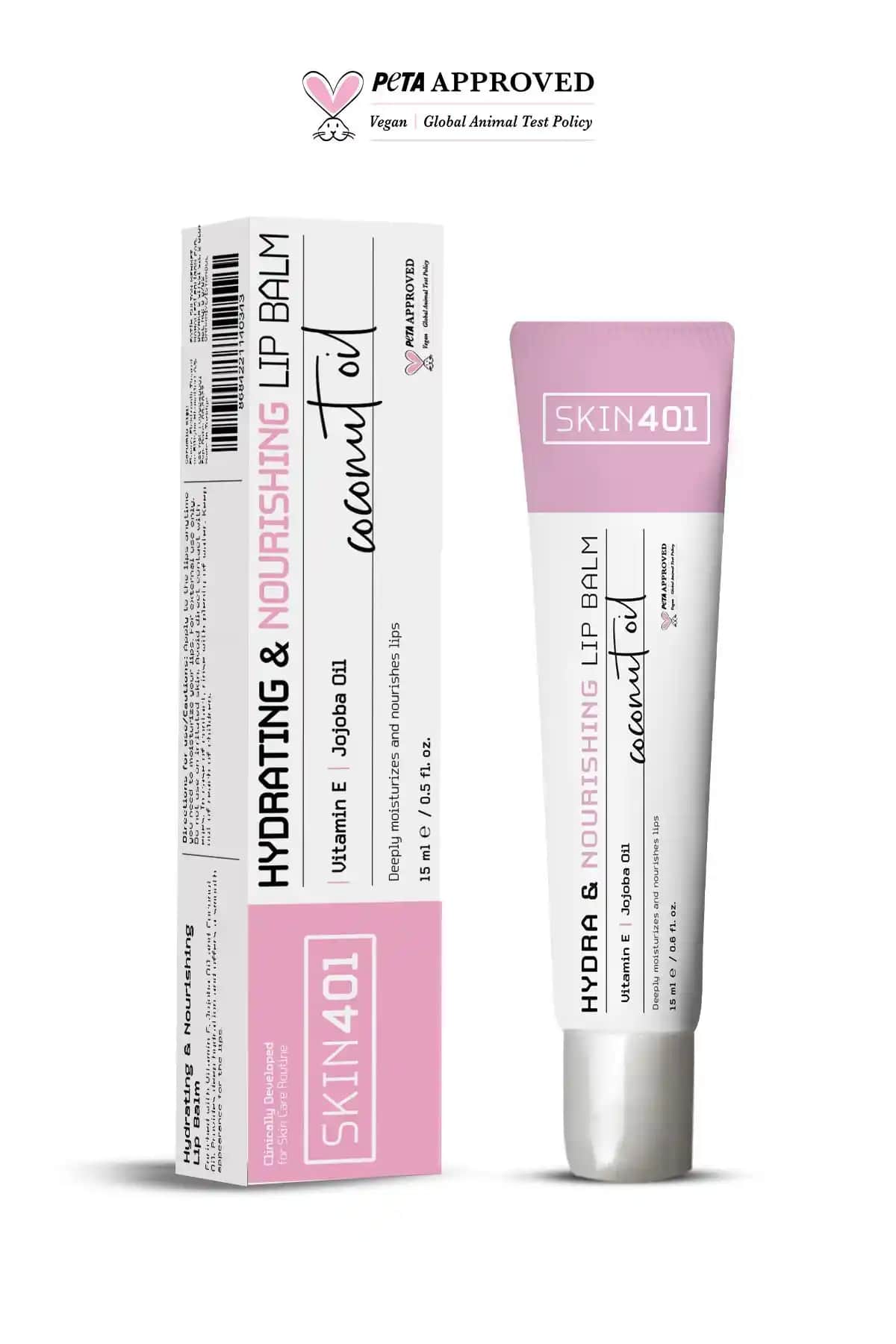 Skin401 Nemlendirici ve Besleyici Dudak Balmı: Doğal ve Etkili Dudak Bakımı Çözümü