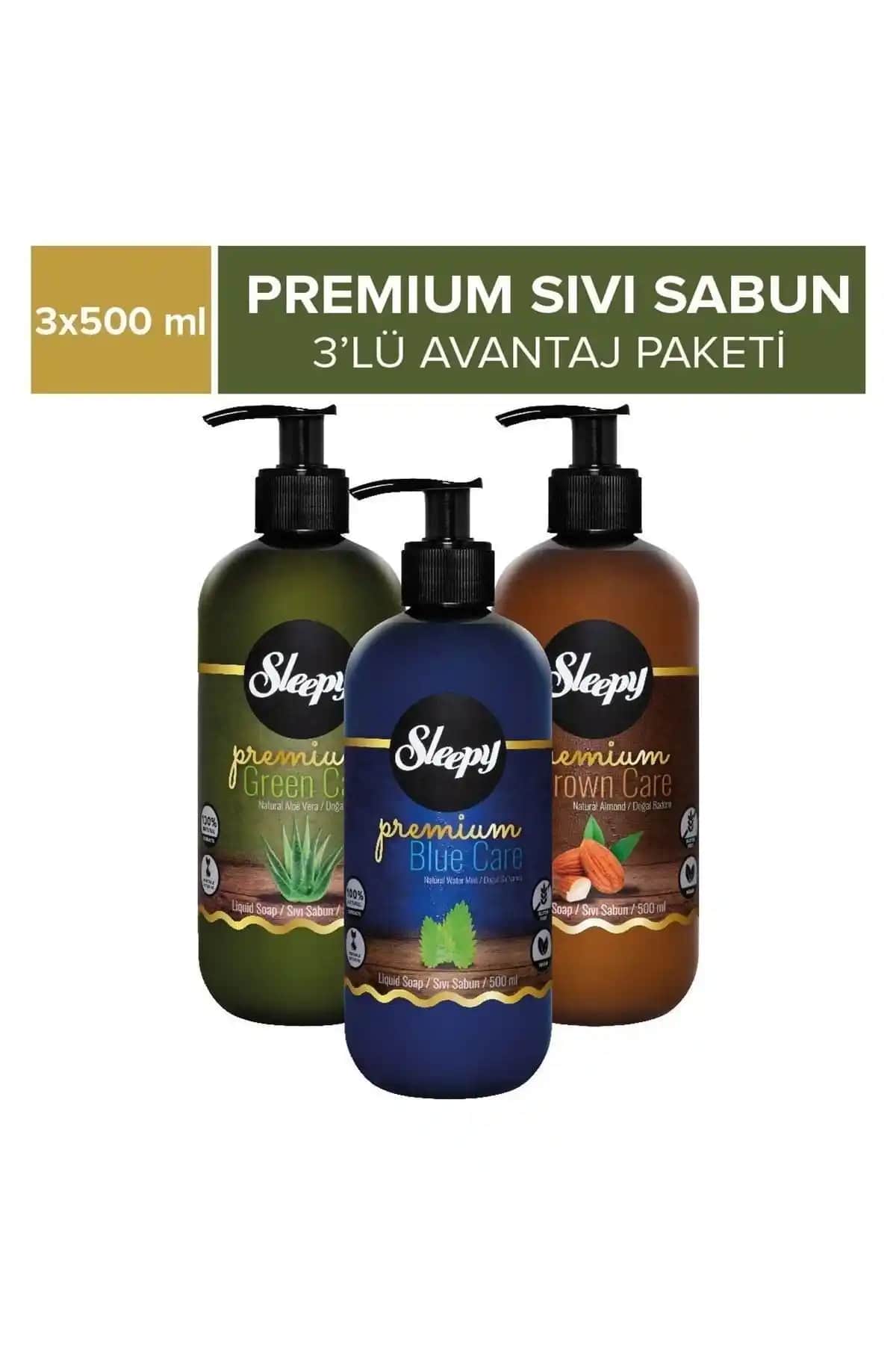 Sleepy Premium Sıvı Sabun 3’lü Avantaj Paketi ile hijyen ve bakımda yeni standart