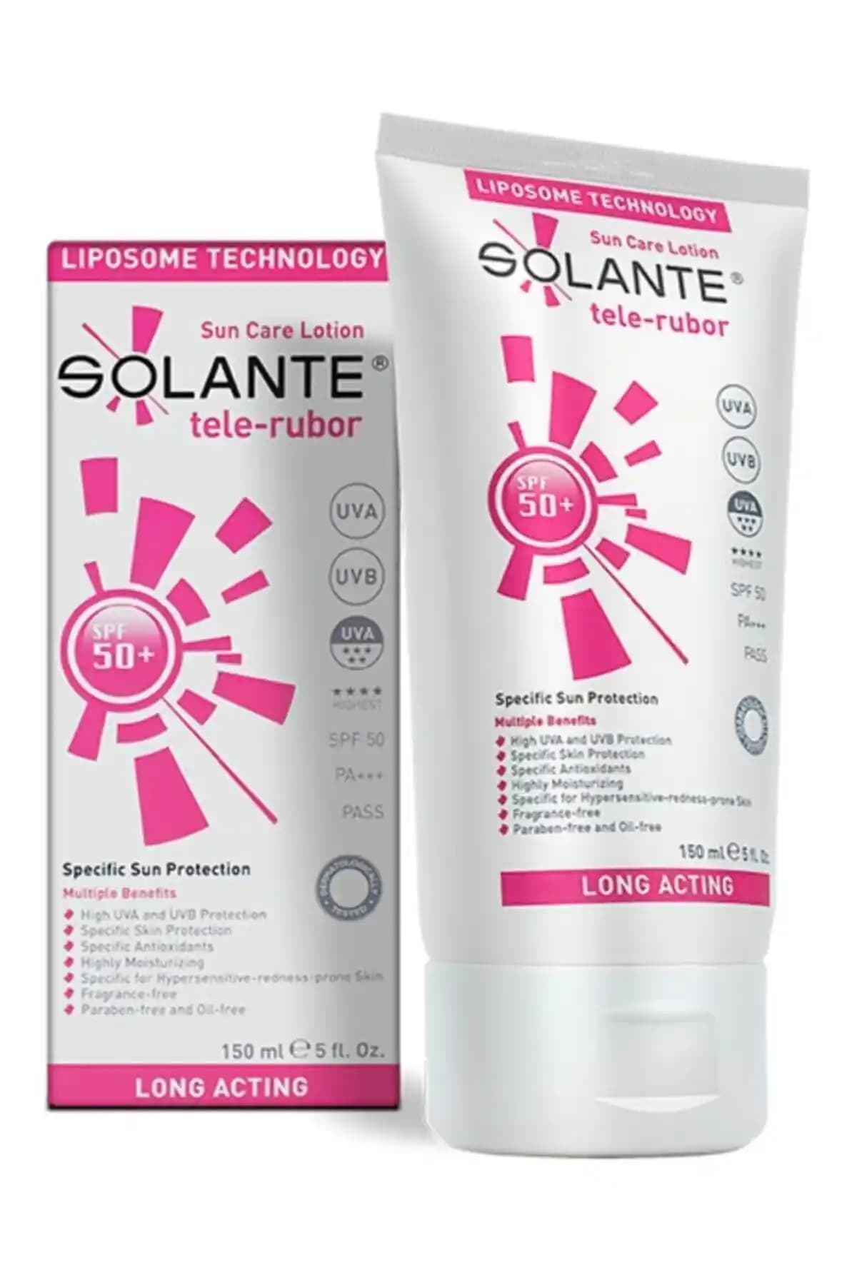 Solante Telerubor SPF 50 Losyon: Hassas Ciltler İçin Güçlü ve Çevre Dostu Güneş Koruyucu