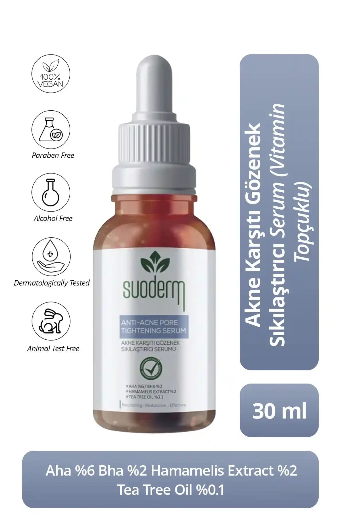 SUODERM Akne Karşıtı Gözenek Sıkılaştırıcı Serum: Etkili ve Güvenilir Cilt Bakım Ürünü