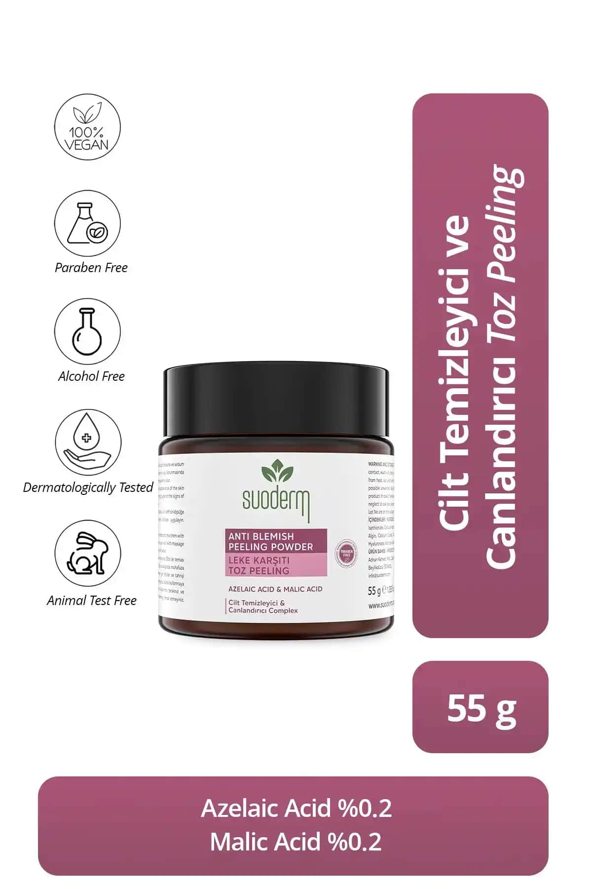 SUODERM Enzim Toz Peeling ile Derinlemesine Temizlik ve Cilt Yenileme