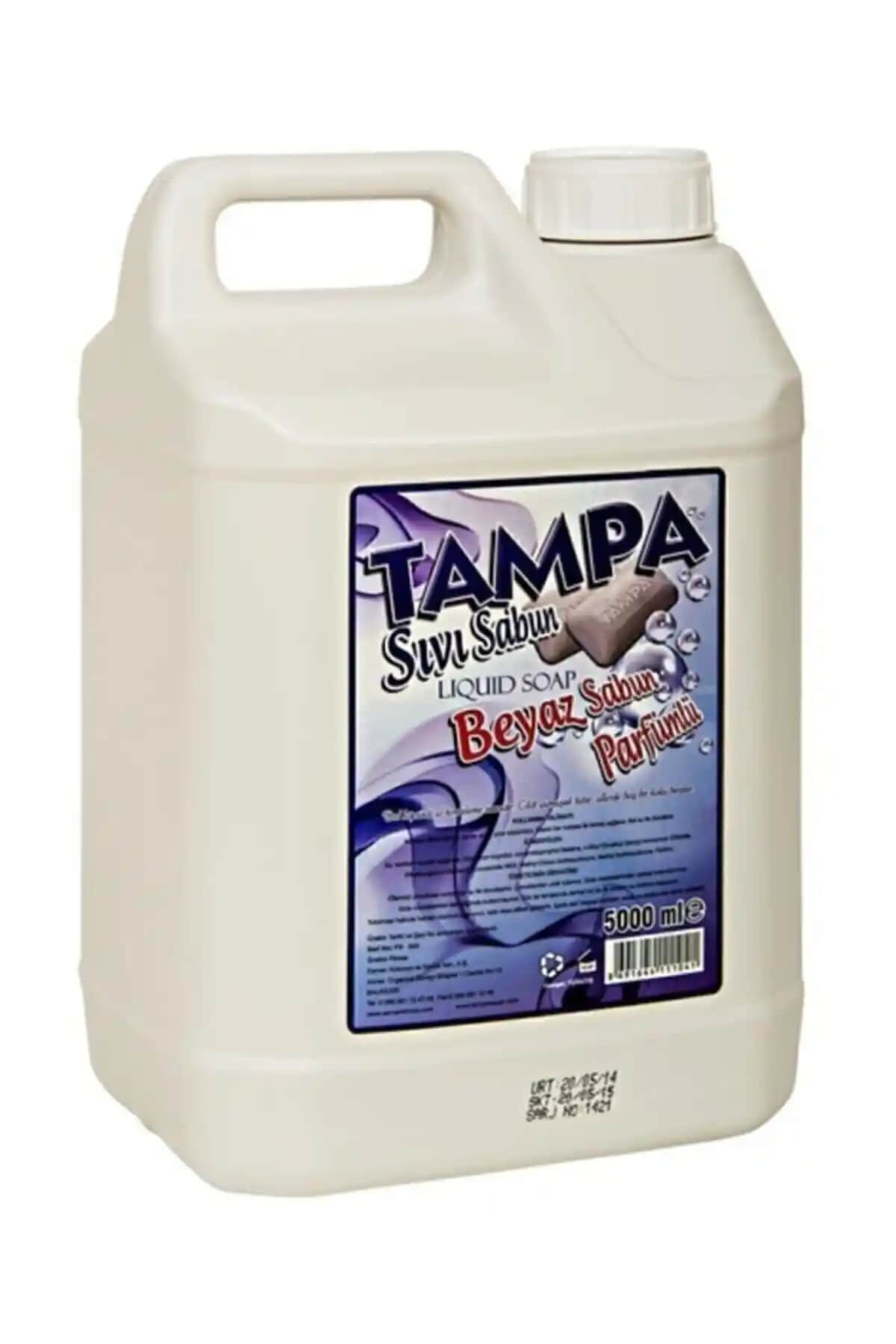 TAMPA Beyaz Parfümlü Sıvı El Sabunu 5 Litre ile Hijyen ve Ferahlık Sağlayın