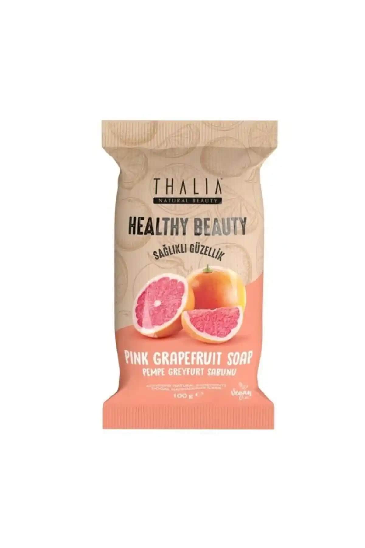 Thalia Pembe Greyfurt Özlü Doğal Katı Sabun Cilt Temizliği ve Canlandırma