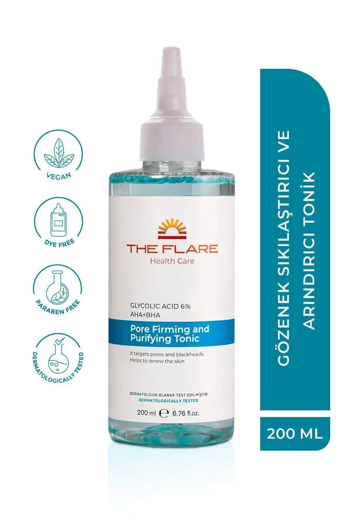 The Flare Health Care Gözenek Sıkılaştırıcı ve Arındırıcı Tonik: Cilt Yenileme ve Temizlik İçin Etkili Çözüm