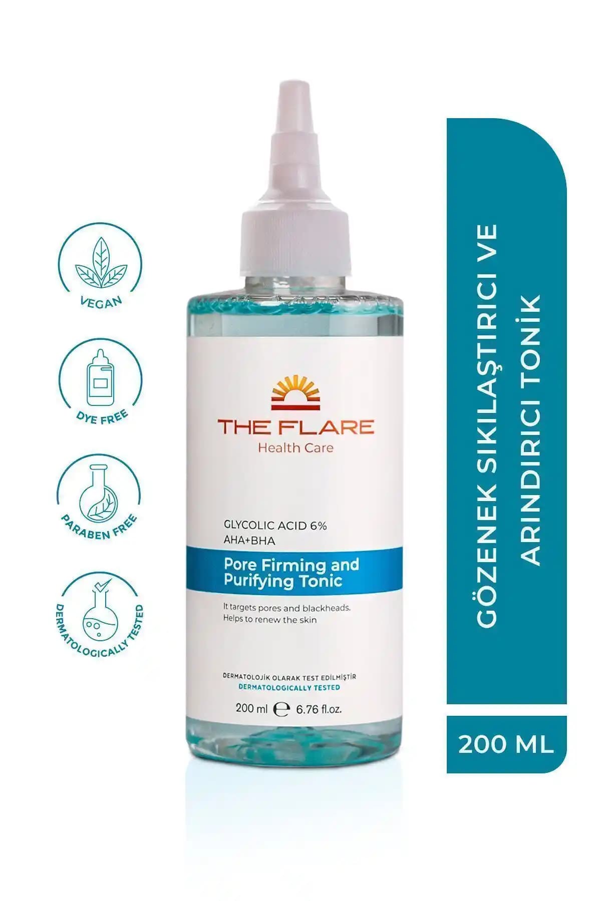 The Flare Health Care Gözenek Sıkılaştırıcı ve Arındırıcı Tonik: Cilt Yenileme ve Temizlik İçin Etkili Çözüm