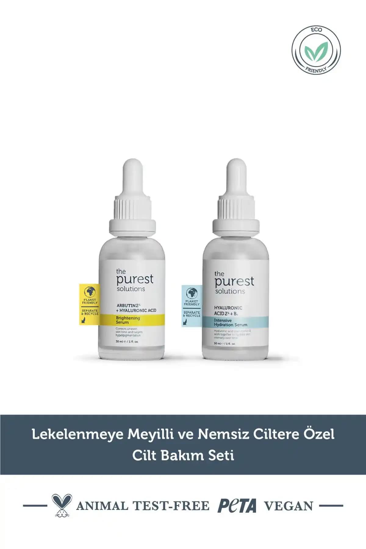 The Purest Solutions Lekelenmeye Meyilli ve Nemsiz Ciltler İçin Özel Bakım Seti