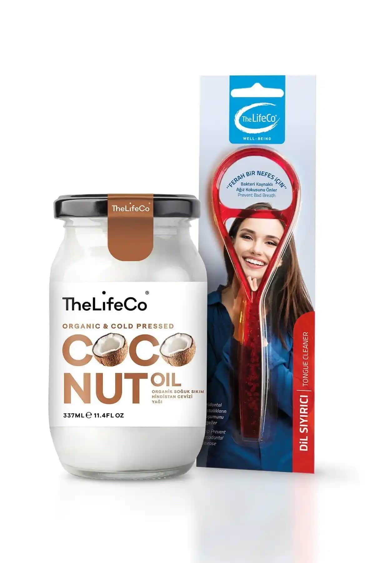 TheLifeCo Organik Soğuk Sıkım Hindistan Cevizi Yağı ve Dil Sıyırıcı Ürünleri Özellikleri