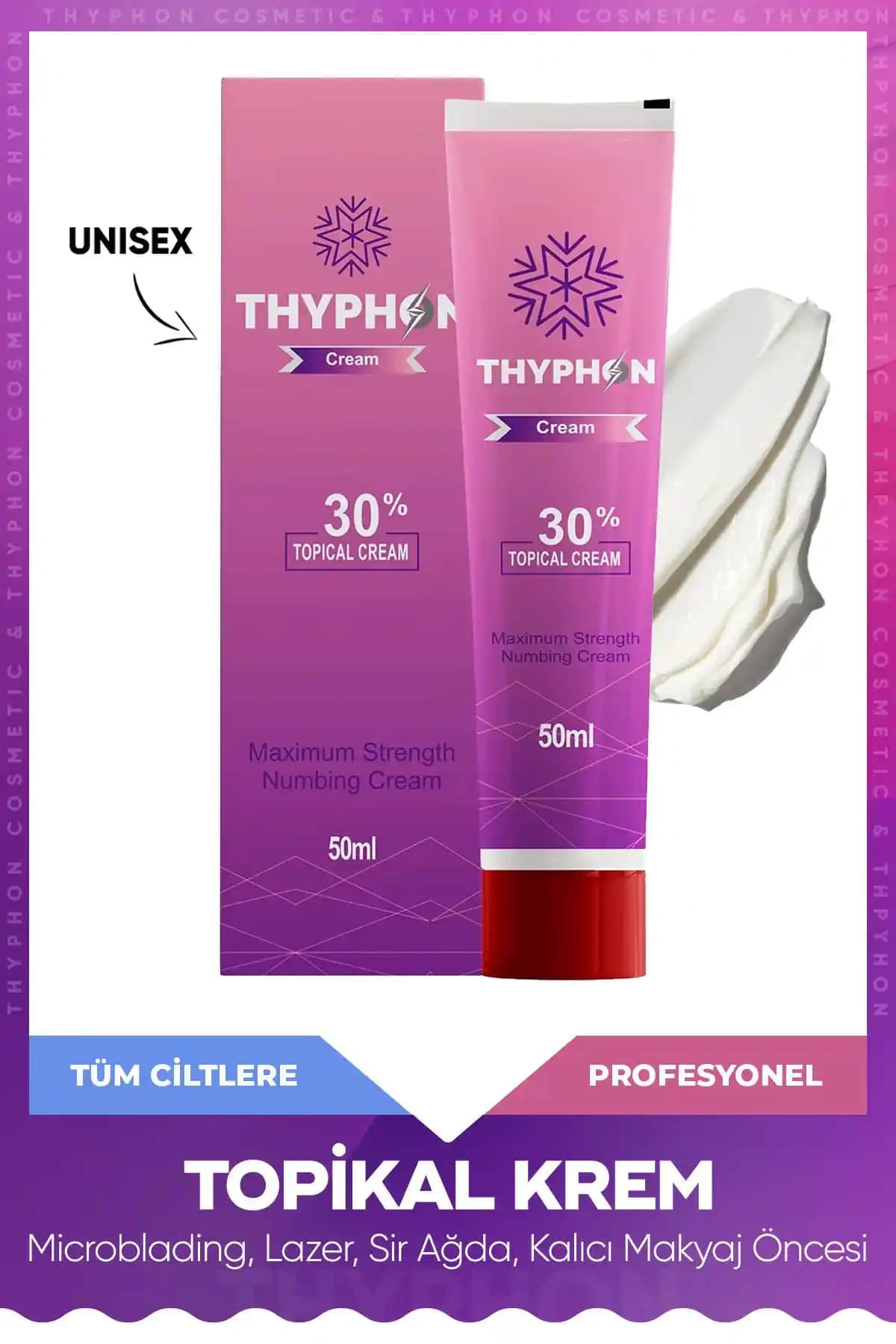 Thyphon Lazer Epilasyon ve Estetik İşlemler İçin Yatıştırıcı Topikal Krem Özellikleri ve Kullanım Rehberi