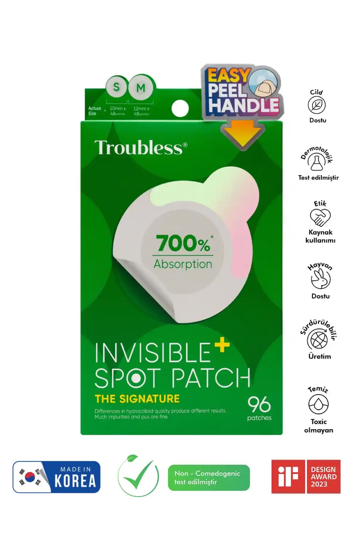 Troubless Ultra İnce ve Şeffaf Suya Dayanıklı Akne ve Sivilce Bandı İncelemesi