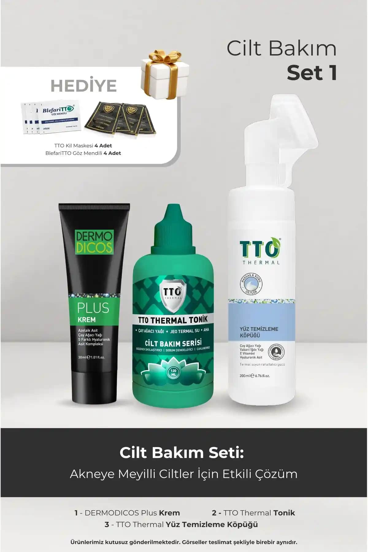 Tto Cilt Bakım Seti 1 ile Günlük Cilt Temizliği ve Onarımı İçin Profesyonel Çözüm