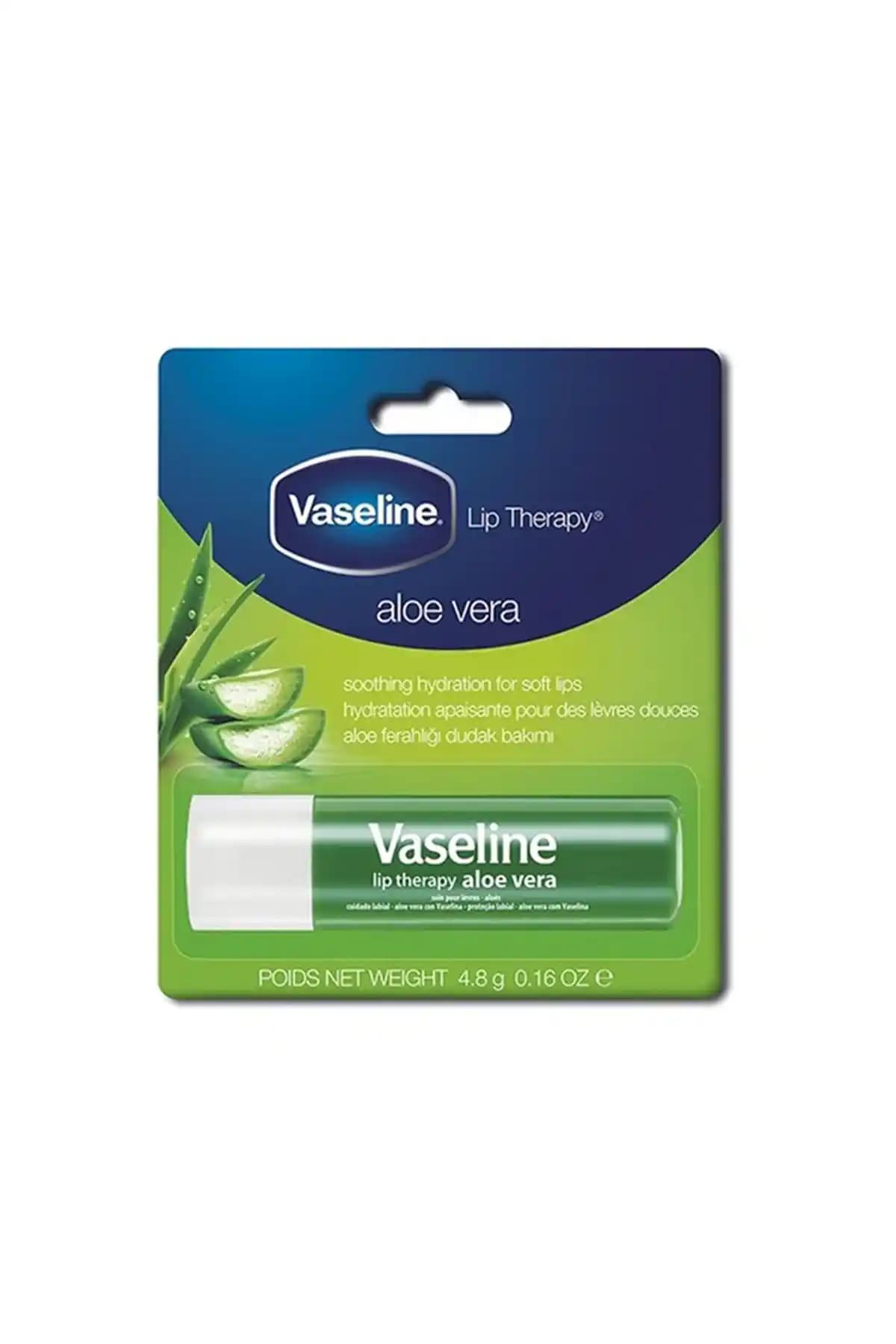 Vaseline Aloe Vera Dudak Balmı: Nemlendirici ve Rahatlatıcı Dudak Bakım Ürünü