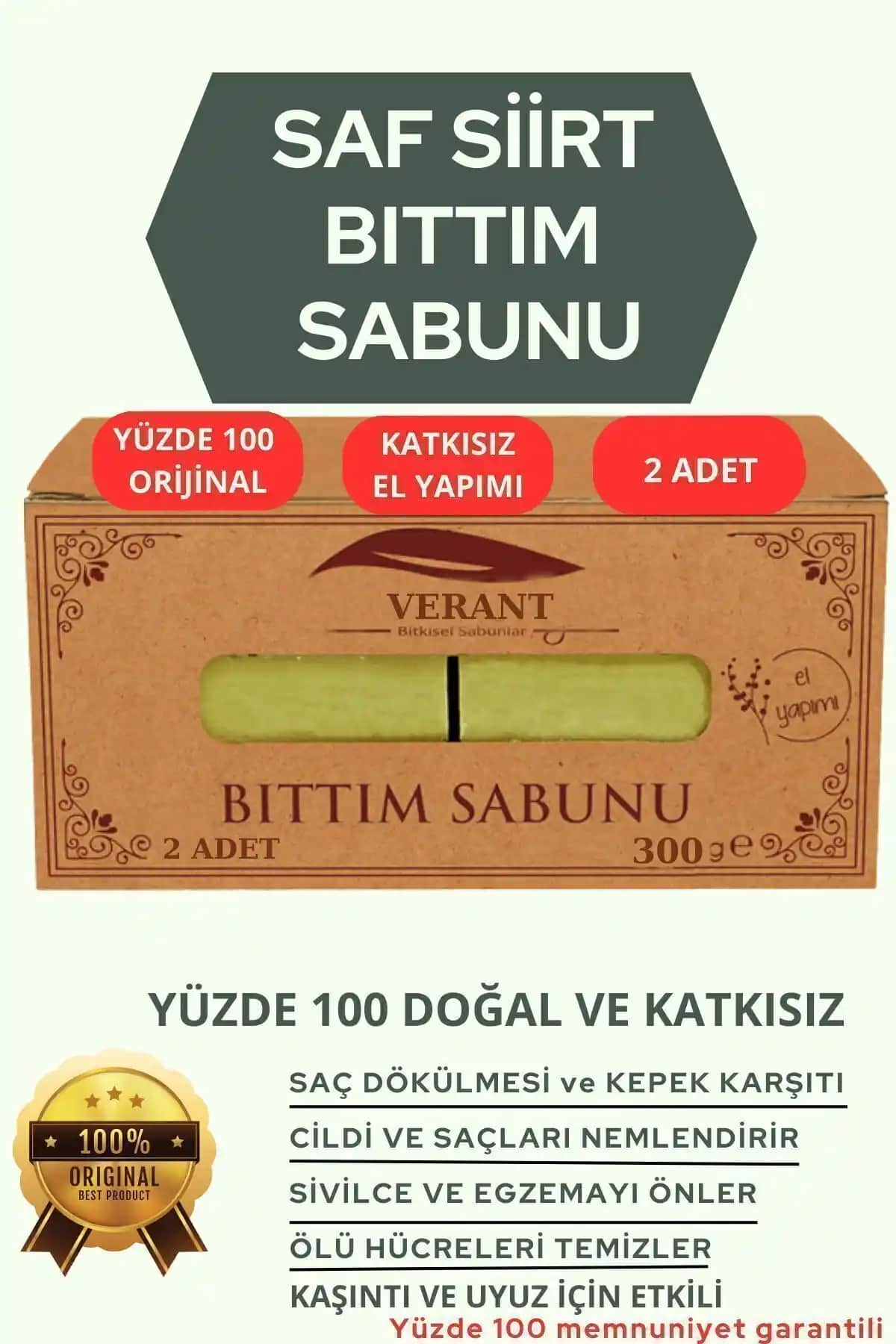 VERANT Siirt Bıttım Sabunu ve Wyess Kabak Lifli Bıttım Sabunu Karşılaştırması