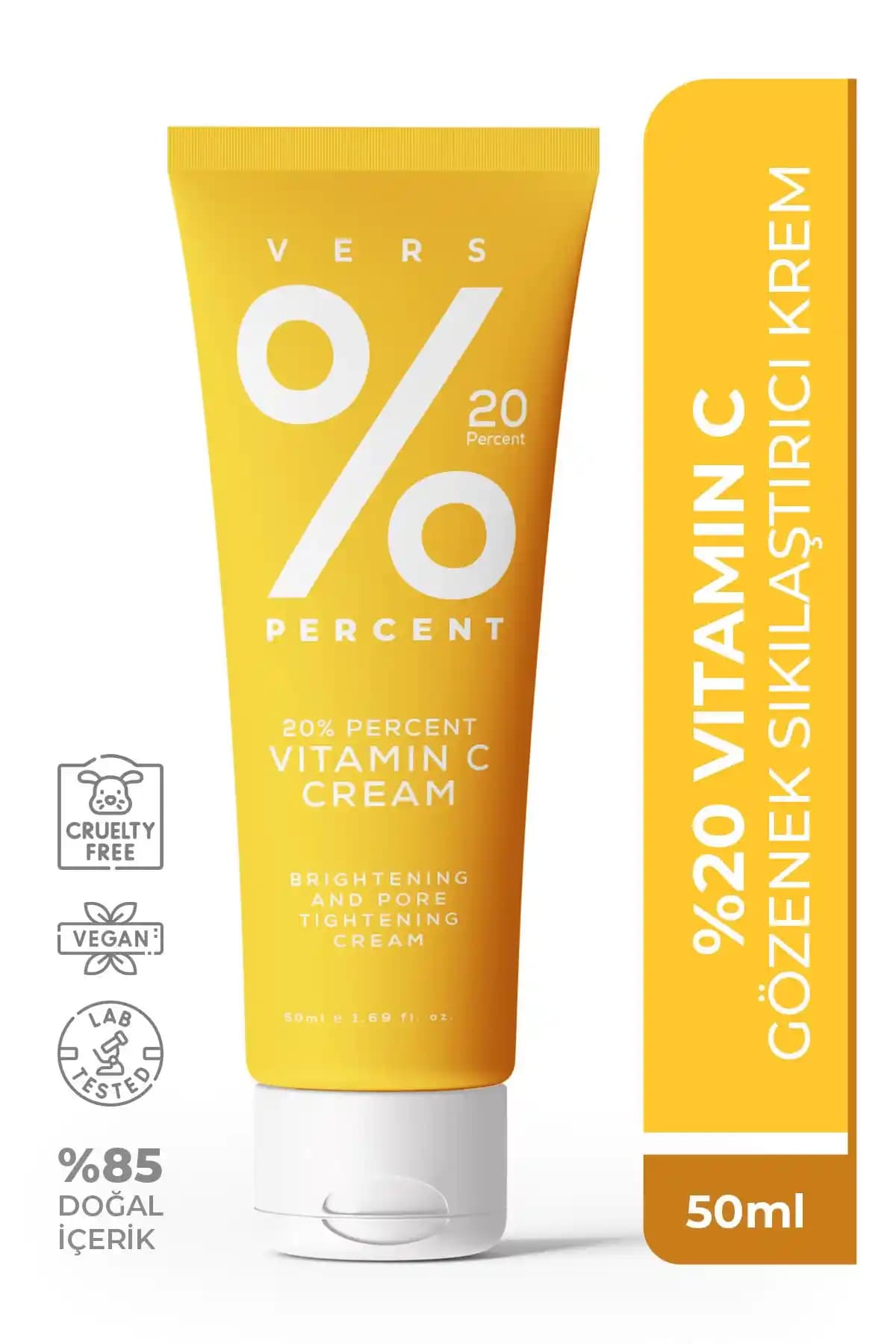 Vers Percent Aydınlatıcı ve Gözenek Sıkılaştırıcı Krem: Cilt Sağlığını Destekleyen Formül
