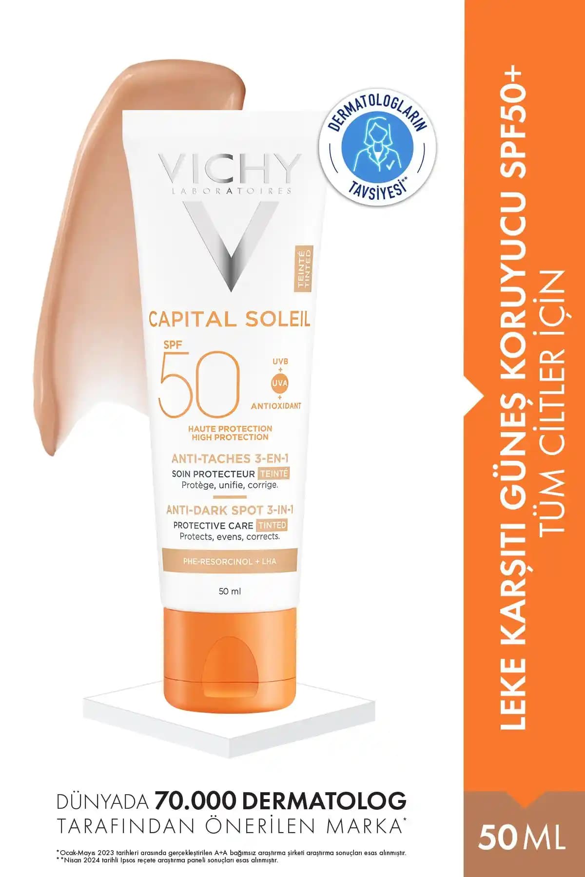 Vichy Capital Soleil ve Ideal Soleil SPF 50 Güneş Koruyucu Karşılaştırması ve Özellikleri