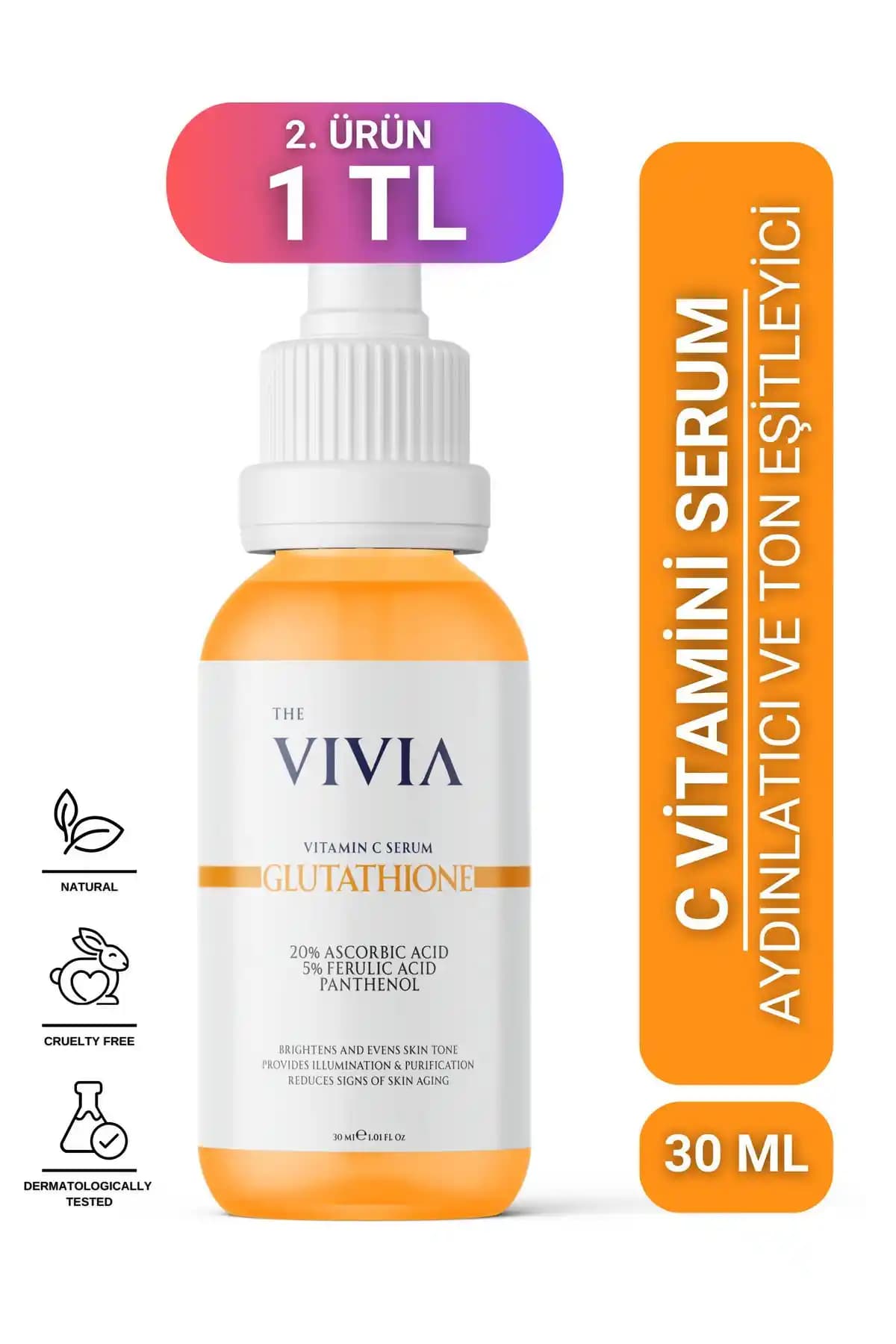 Vivia Leke Karşıtı Aydınlatıcı C Vitamini Serumu Cilt Güzelliğinde Yeni Bir Dönem