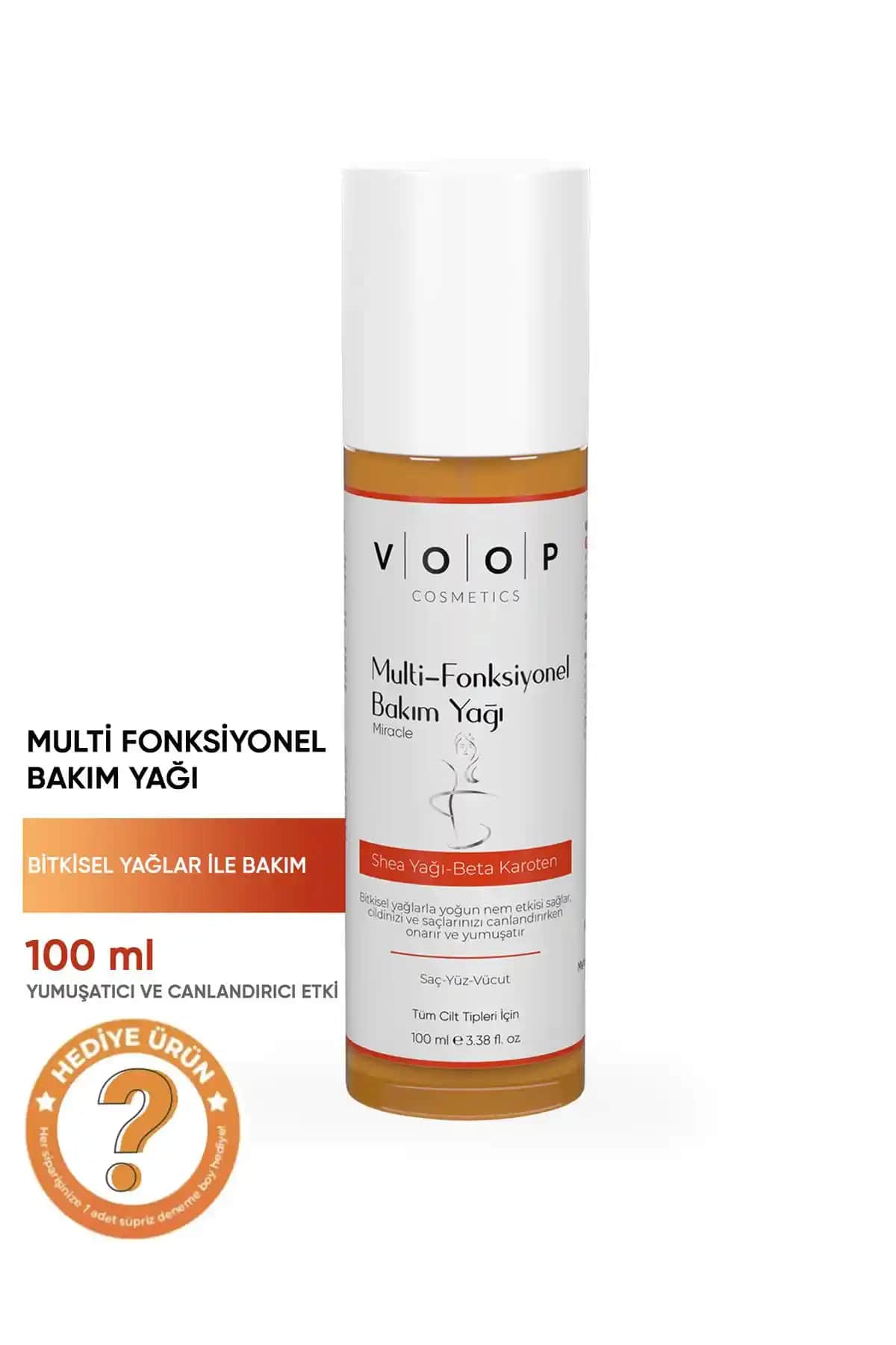 VOOP Çok Yönlü Bakım Yağı: Doğal İçeriğiyle Cilt ve Saç Bakımında Etkili Çözüm