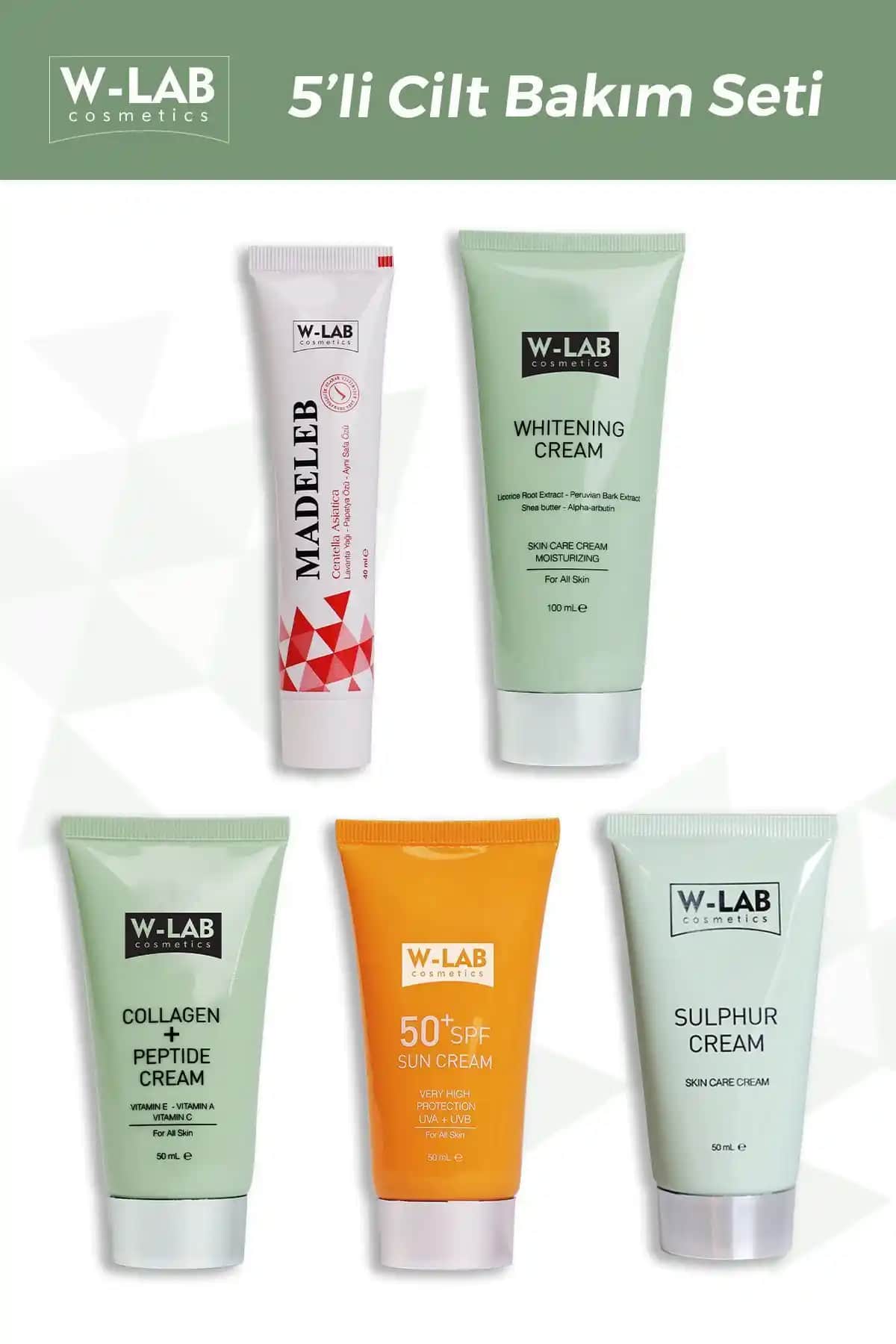 W-Lab Kozmetik Cilt Bakım Seti: Çok Yönlü ve Güvenilir Cilt Bakım Çözümü