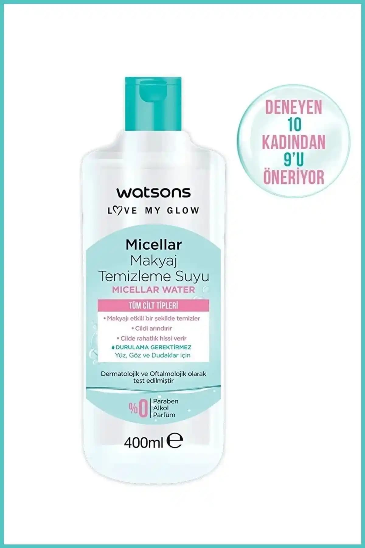 Watsons Micellar Makyaj Temizleme Suyu: Hassas Ciltler İçin Doğal ve Etkili Temizlik Çözümü