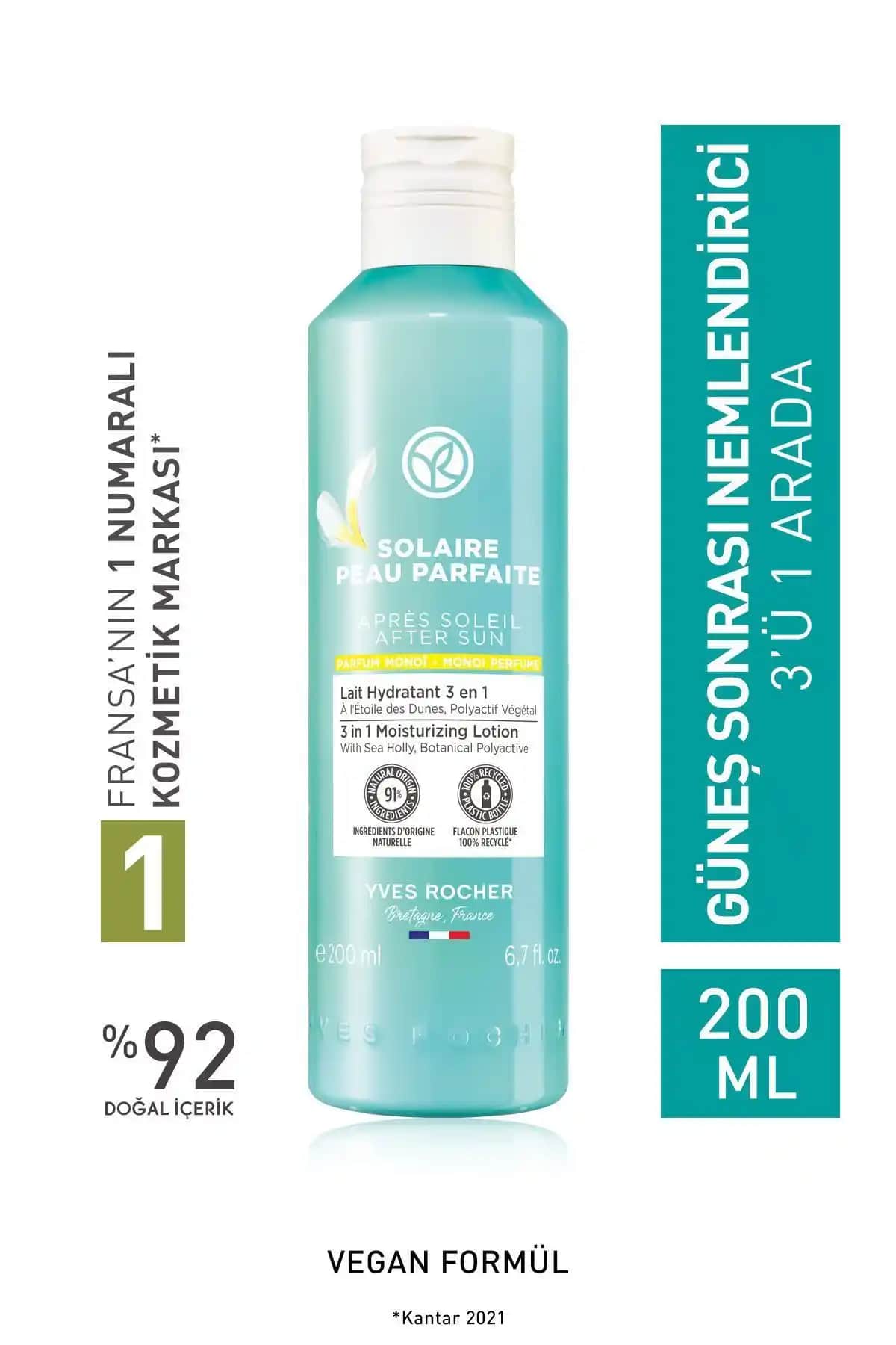 Yves Rocher Güneş Sonrası Vücut Losyonu SPF 50+ Nemlendirici ve Rahatlatıcı