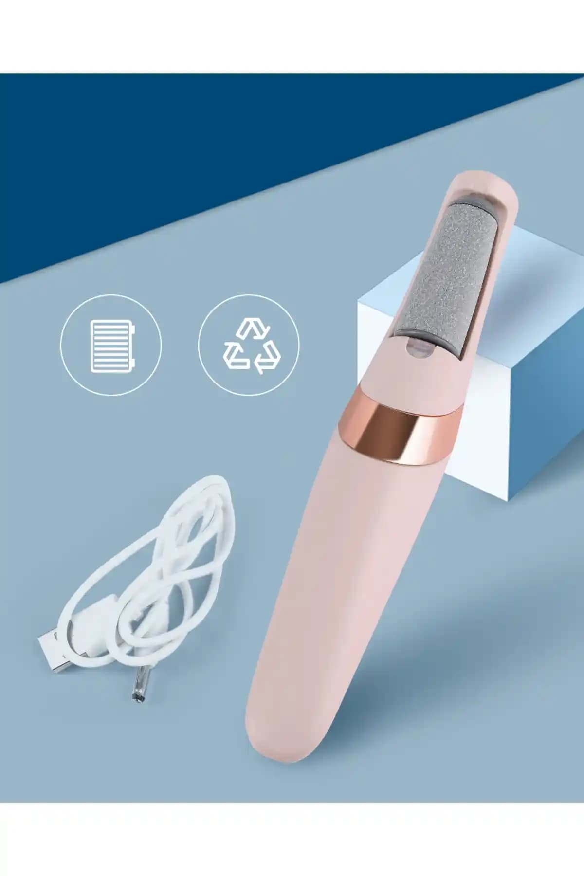 38 MBM Şarjlı Ayak Topuk Törpüsü: Kablosuz ve Etkili Ayak Bakım Cihazı