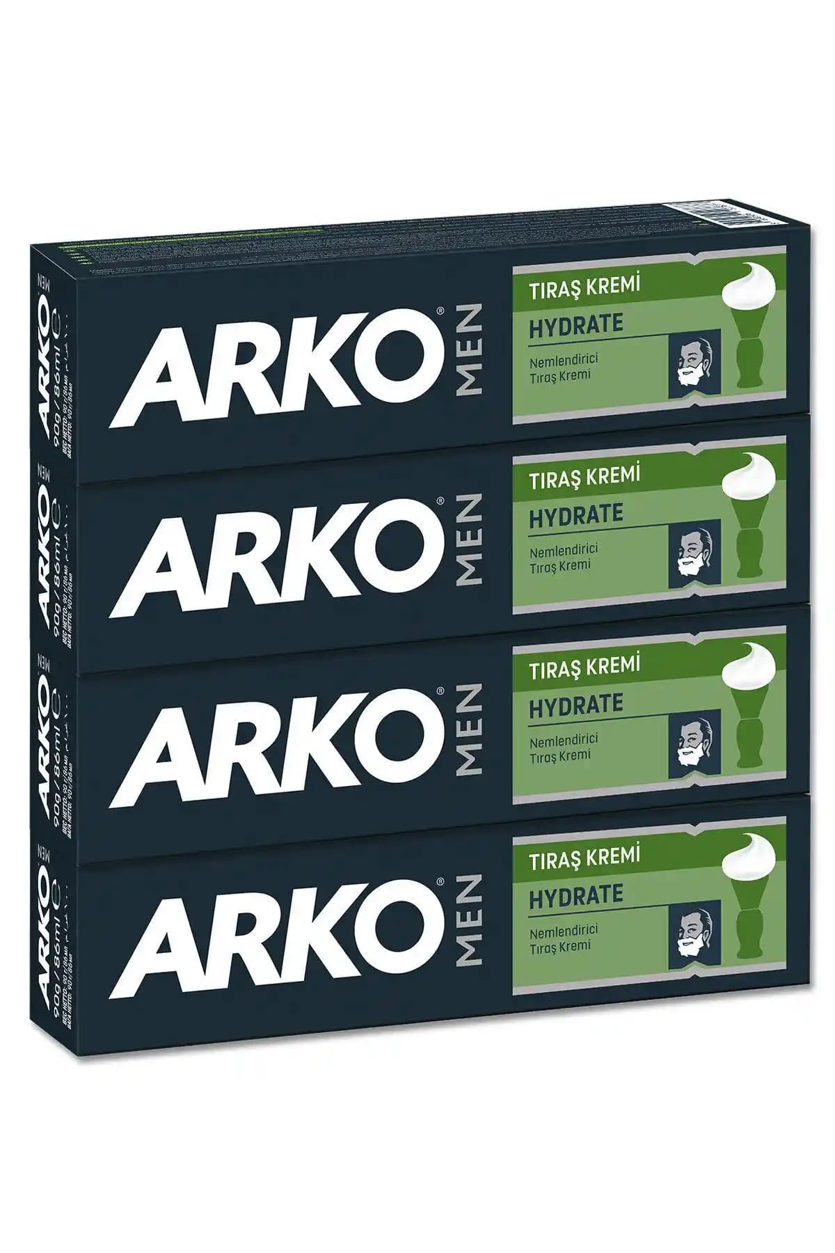 Arko Men Hydrate Tıraş Kremi 90 ml yüksek nemlendirme ve konfor sağlayan erkek bakım ürünü