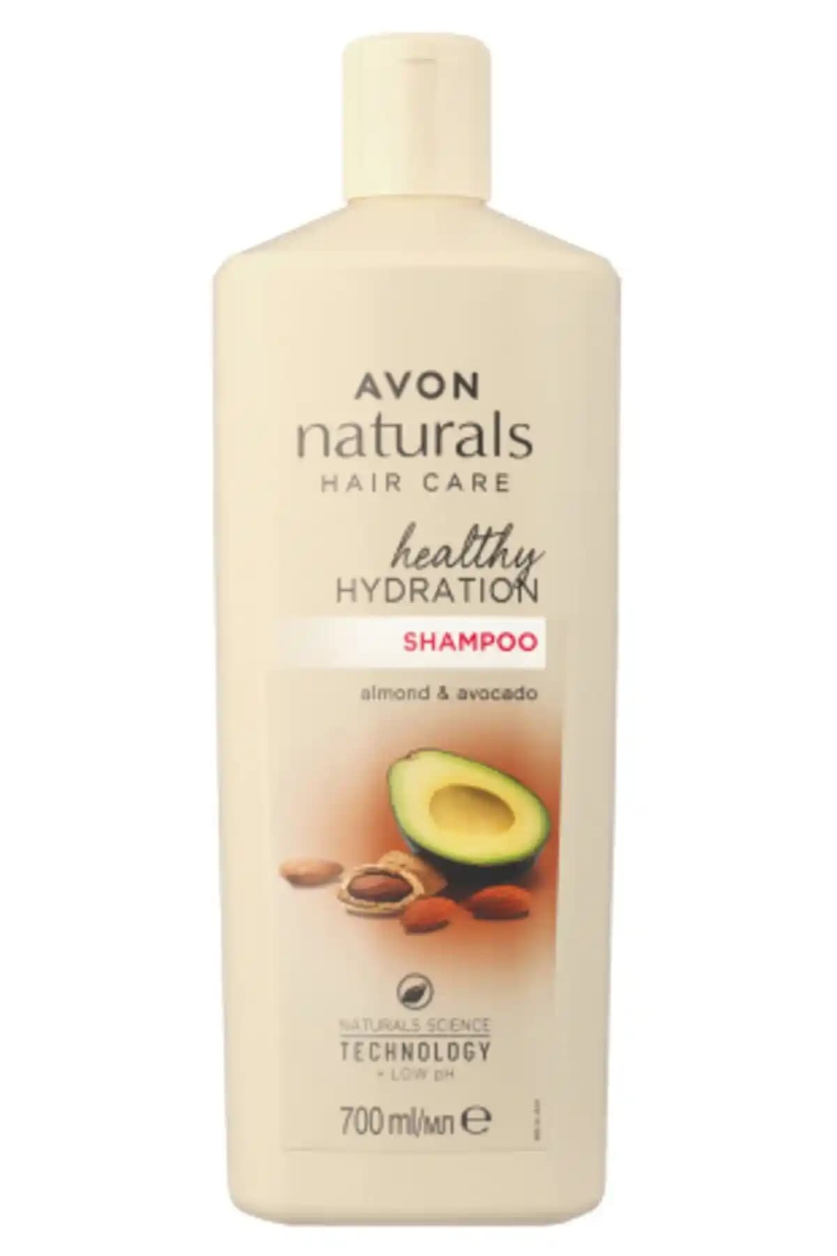 Avon Naturals Badem ve Avokado Yağı İçeren Şampuan ile Doğal Saç Bakımı ve Temizliği