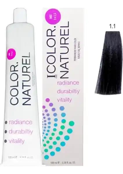Color Naturel Mavi Siyah Saç Boyası 1.1 Kalıcı ve Doğal Renkler İçin Uygun Seçenek