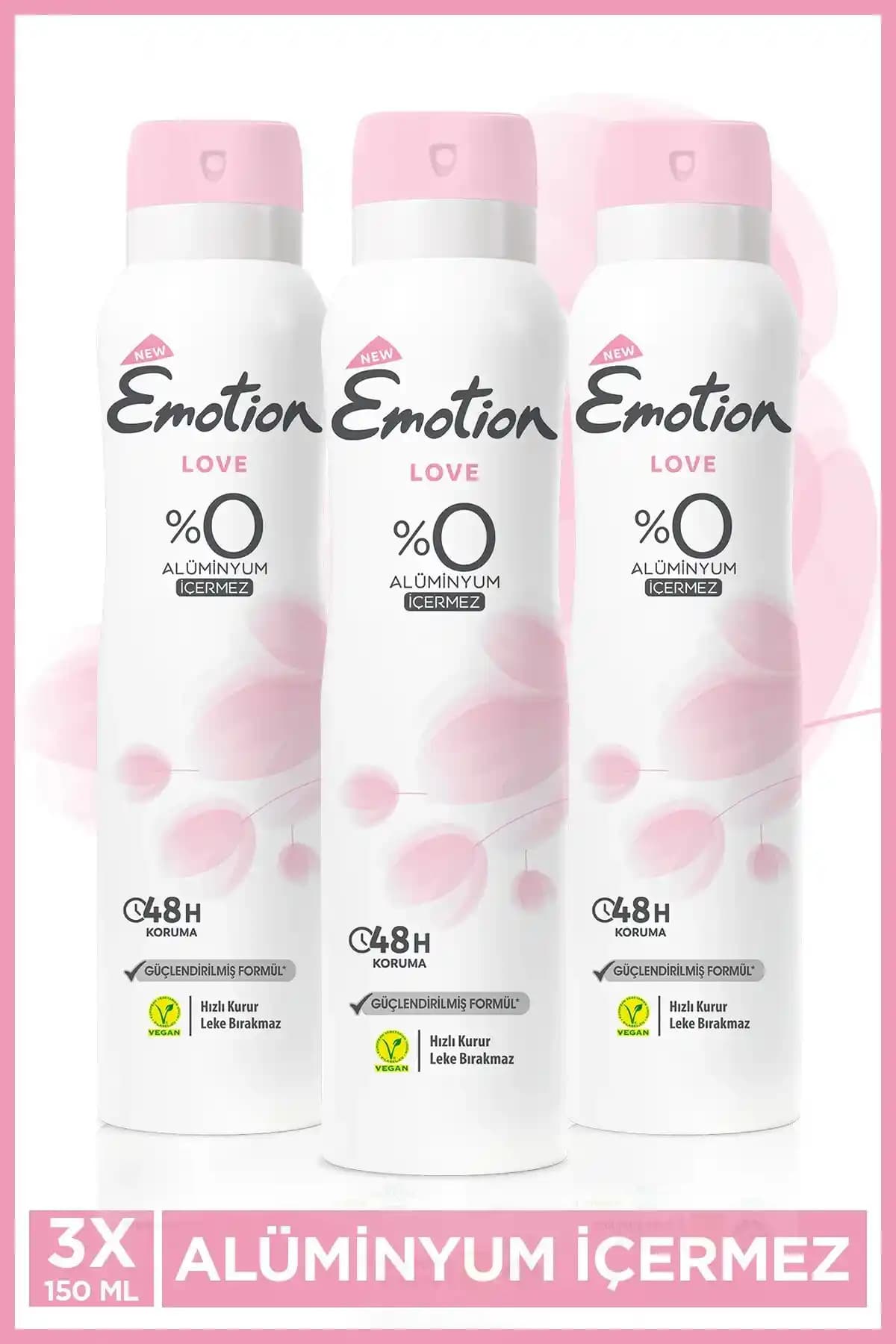 Emotion Love Kadın Vegan Deodorant: Doğal ve Etkili Günlük Koruma Seçeneği