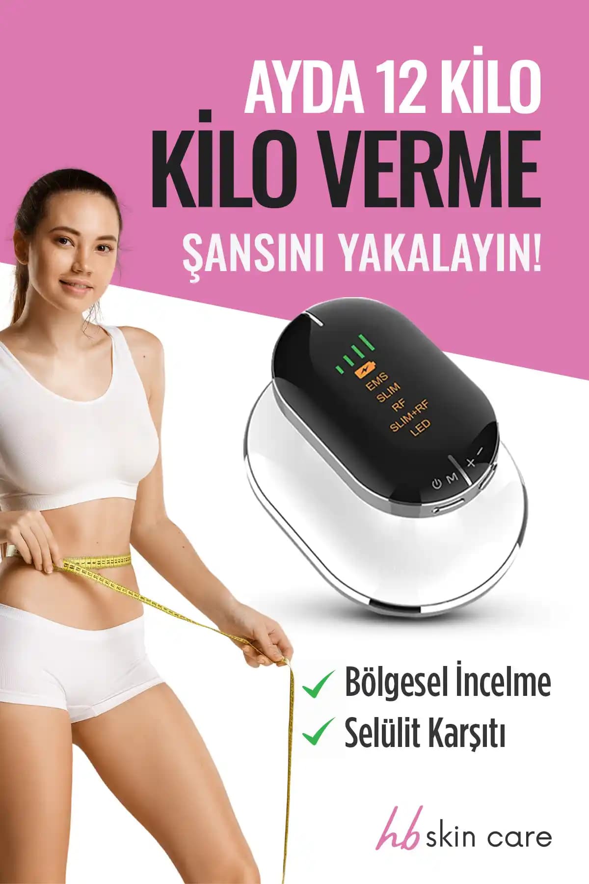 HB Skin Care EMs Bölgesel Sıkılaştırma ve İncelme Cihazı İncelemesi