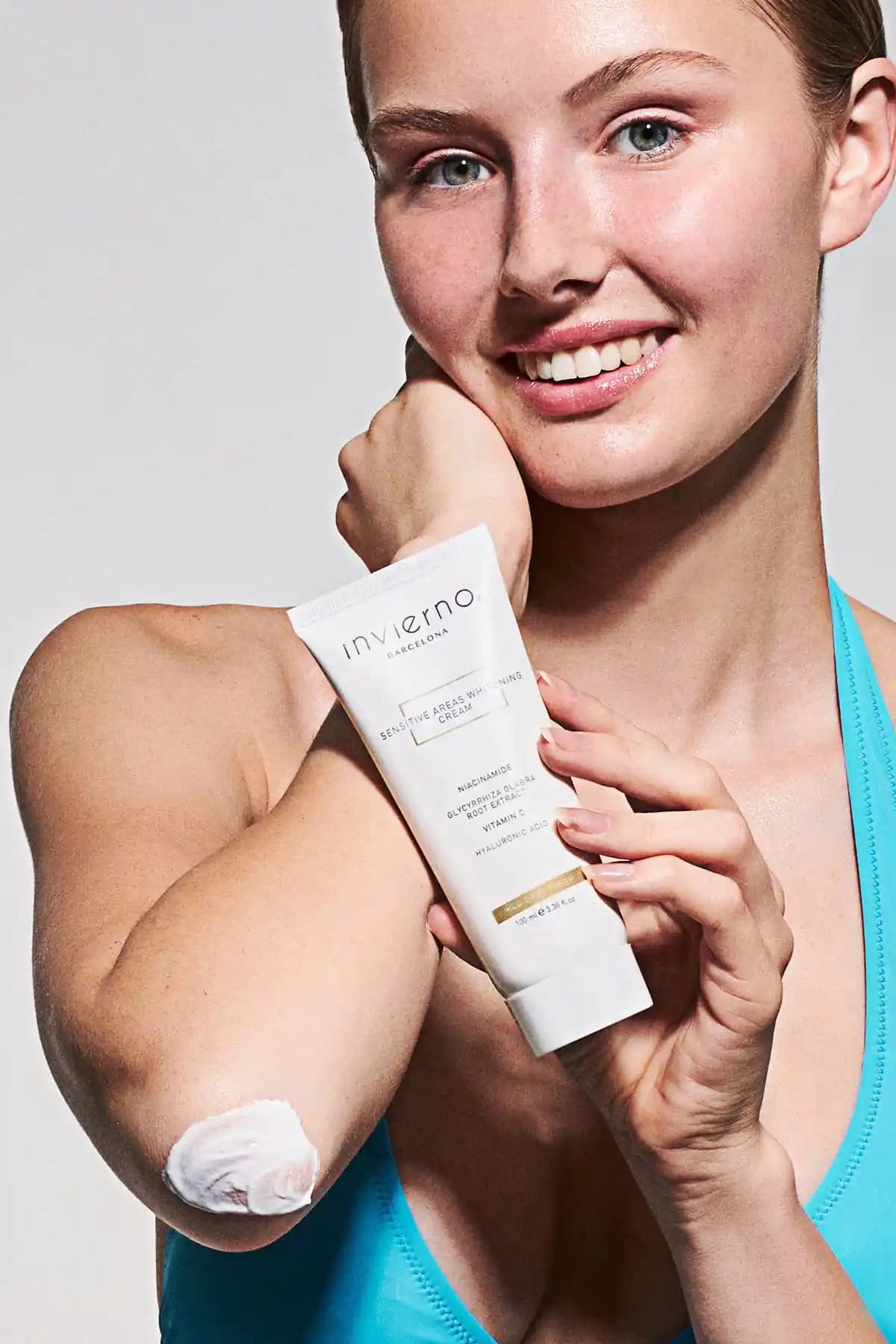 Invierno Barcelona Hassas Bölge ve Koltuk Altı Beyazlatıcı Krem 100ml - Doğal ve Etkili Cilt Bakımı