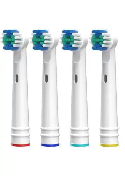 Kyver Precision Clean 4’lü Oral-B Uyumlu Diş Fırçası Yedek Başlığı ile Etkili Ağız Temizliği