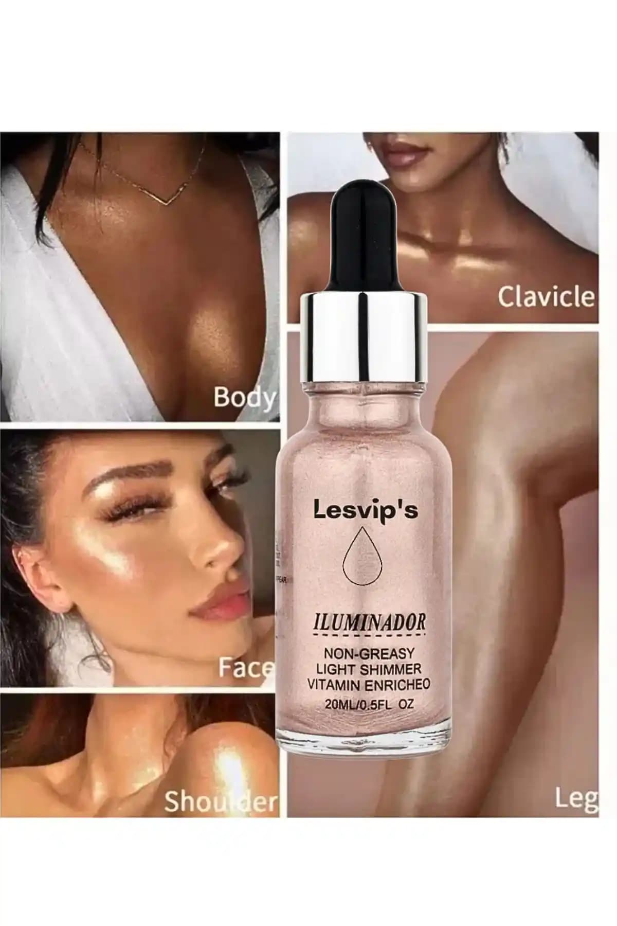 Lesvip's Likit Sıvı Aydınlatıcı ile Doğal Parlaklık ve Işıltı Sağlayan Makyaj Ürünü