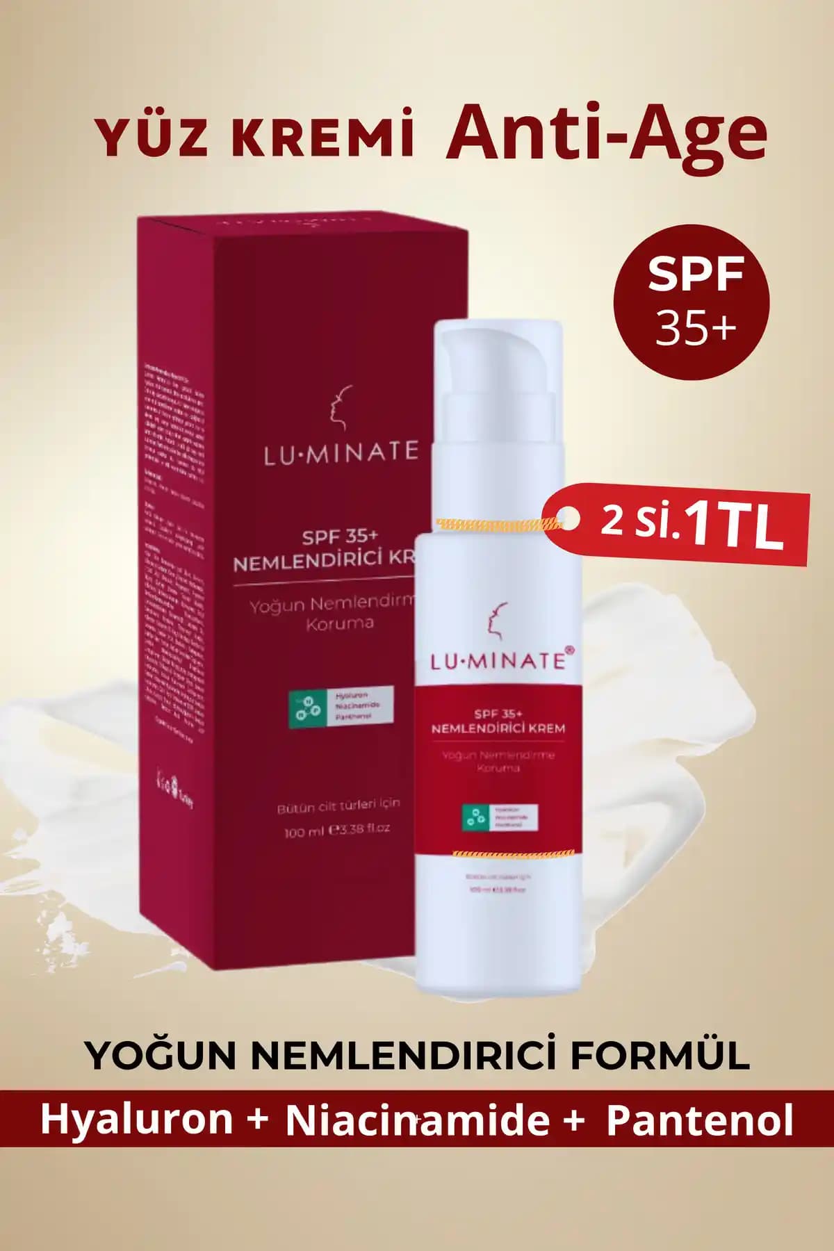 Luminate Yüz Kremi: Yoğun Nemlendirme ve Cilt Aydınlatıcı Etki Sağlayan Ürün