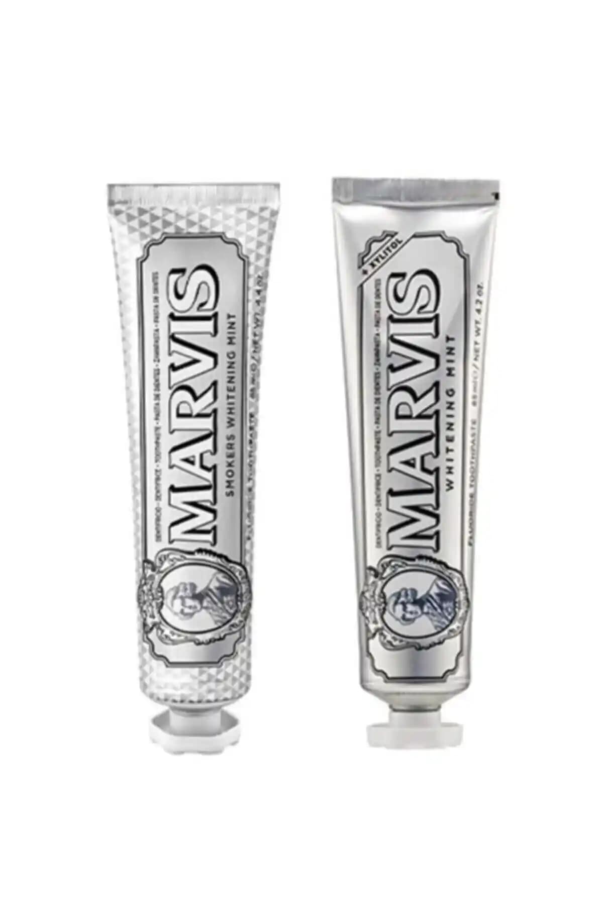 Marvis Smokers Whitening Mint Diş Macunu Seti ile Beyazlatma ve Ağız Sağlığı