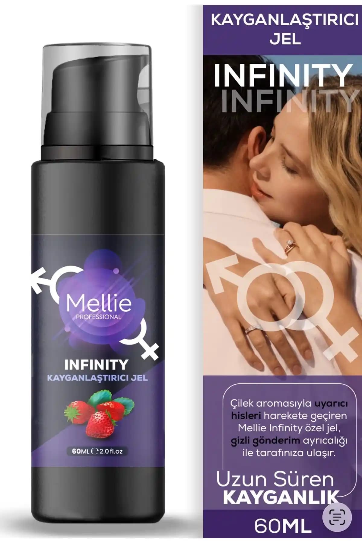 Mellie Professional Çilek Aromalı Kayganlaştırıcı Jel: Konfor ve Keyif Artırıcı Ürün