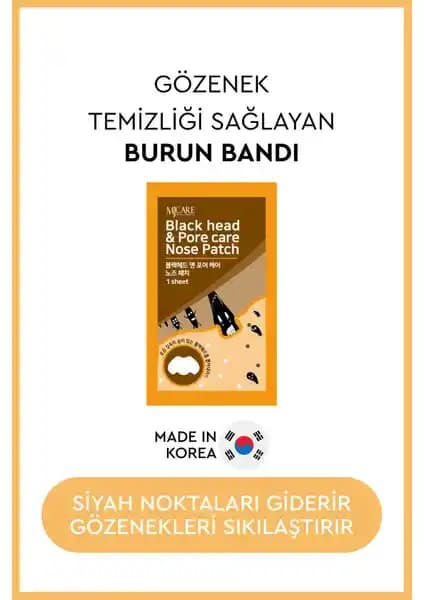 MjCare Burun Bandı Siyah Nokta ve Gözenek Temizleme Güney Kore Kalitesi