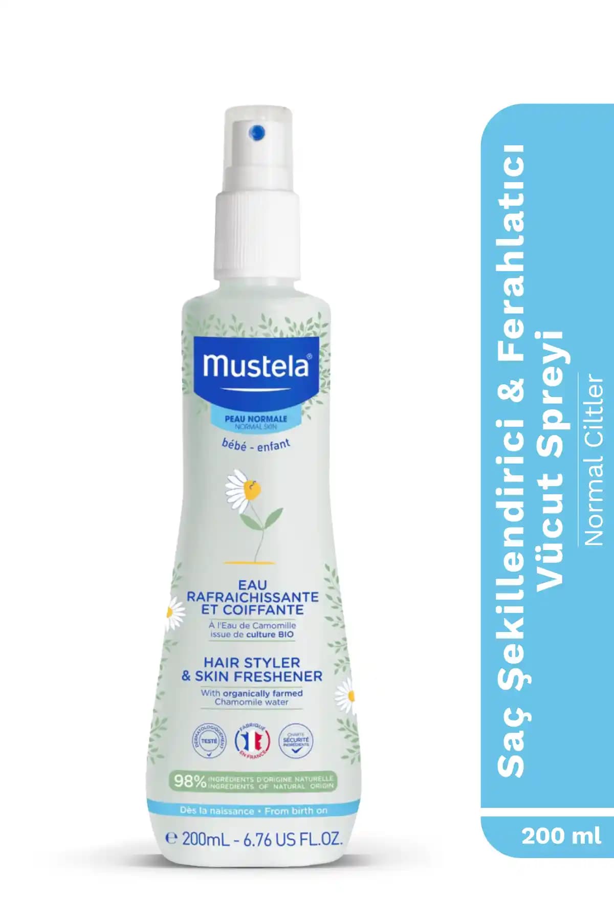 Mustela Skin Freshener 200 ml: Doğal ve Çok Yönlü Ferahlatıcı Sprey