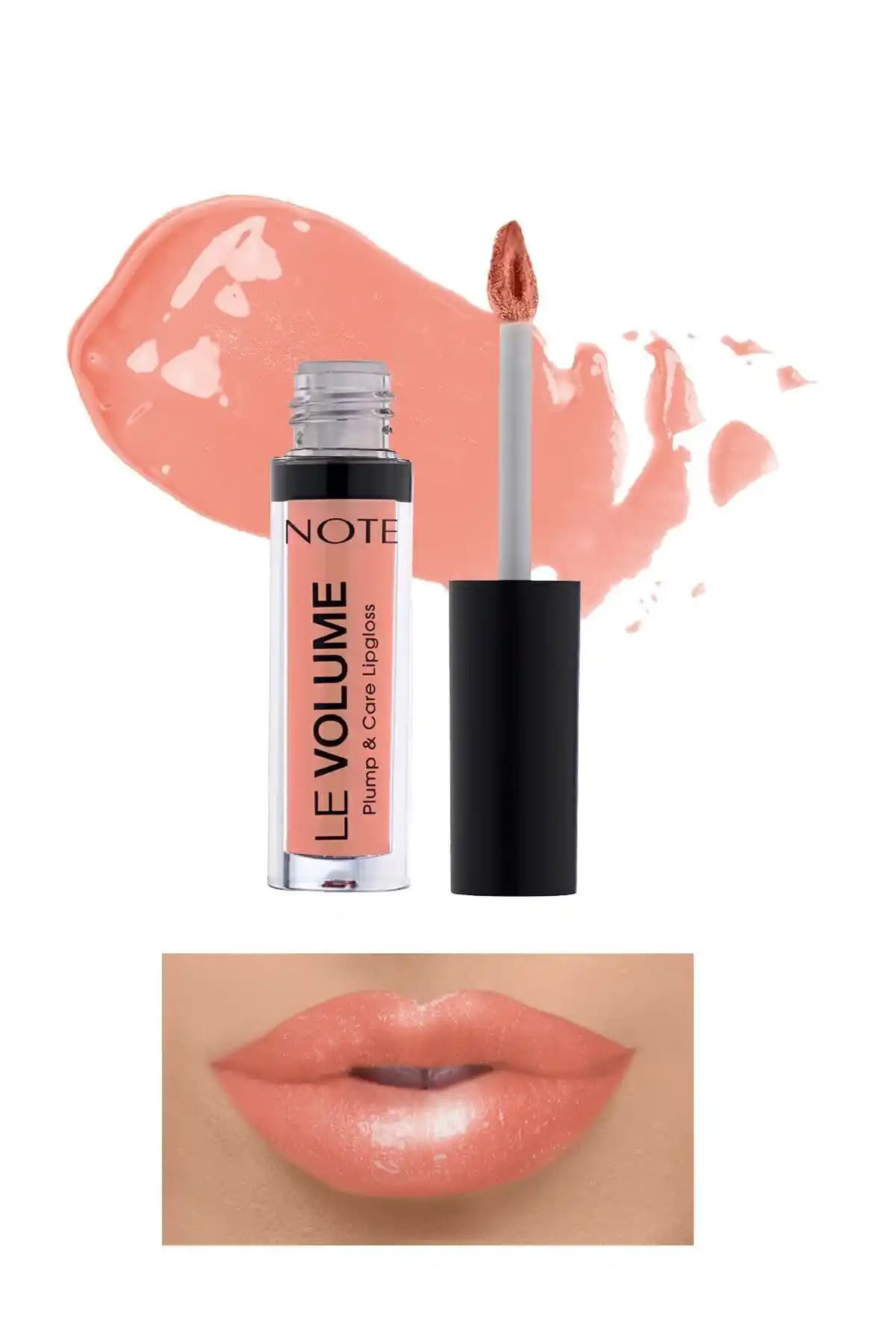 Note Cosmetics Le Volume Plump & Care Lipgloss Dudaklara Parlaklık ve Nem Sağlayan Doğal Renkli Makyaj Ürünü