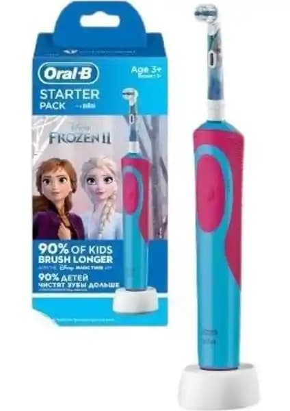 Oral-B Frozen Çocuklar İçin Elektrikli Diş Fırçası ve Yedek Başlıklar Paketi