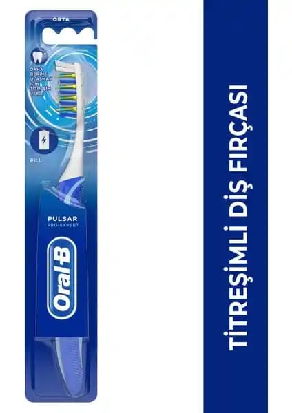 Oral-B Pro-Expert Pulsar 40 Titreşimli Diş Fırçası: Yüksek Performanslı Temizlik ve Konfor