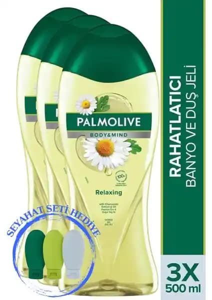 Palmolive Body & Mind Papatya Özlü Banyo ve Duş Jeli: Doğal Rahatlatıcı Temizlik Deneyimi