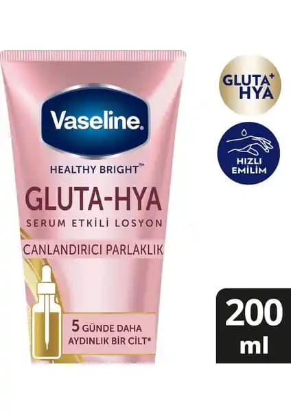 Vaseline Gluta Hya Serum Etkili Losyon: Cilt Aydınlatma ve Nemlendirme Özellikleri